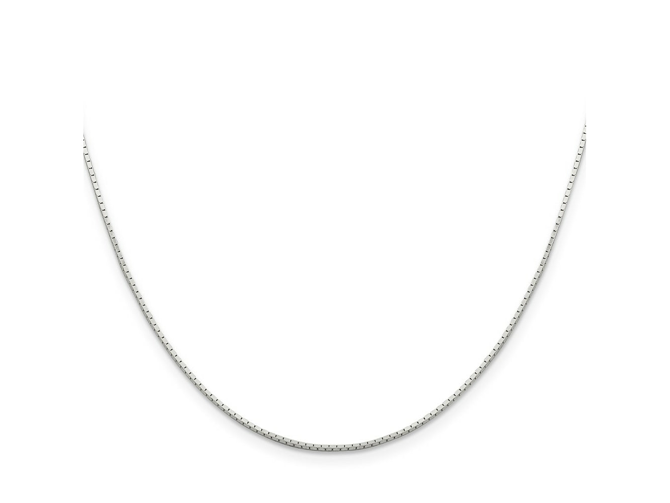 FJC Finejewelers 925 Sterling Silver Mirror Box Chain 22 Inches x 1 mm