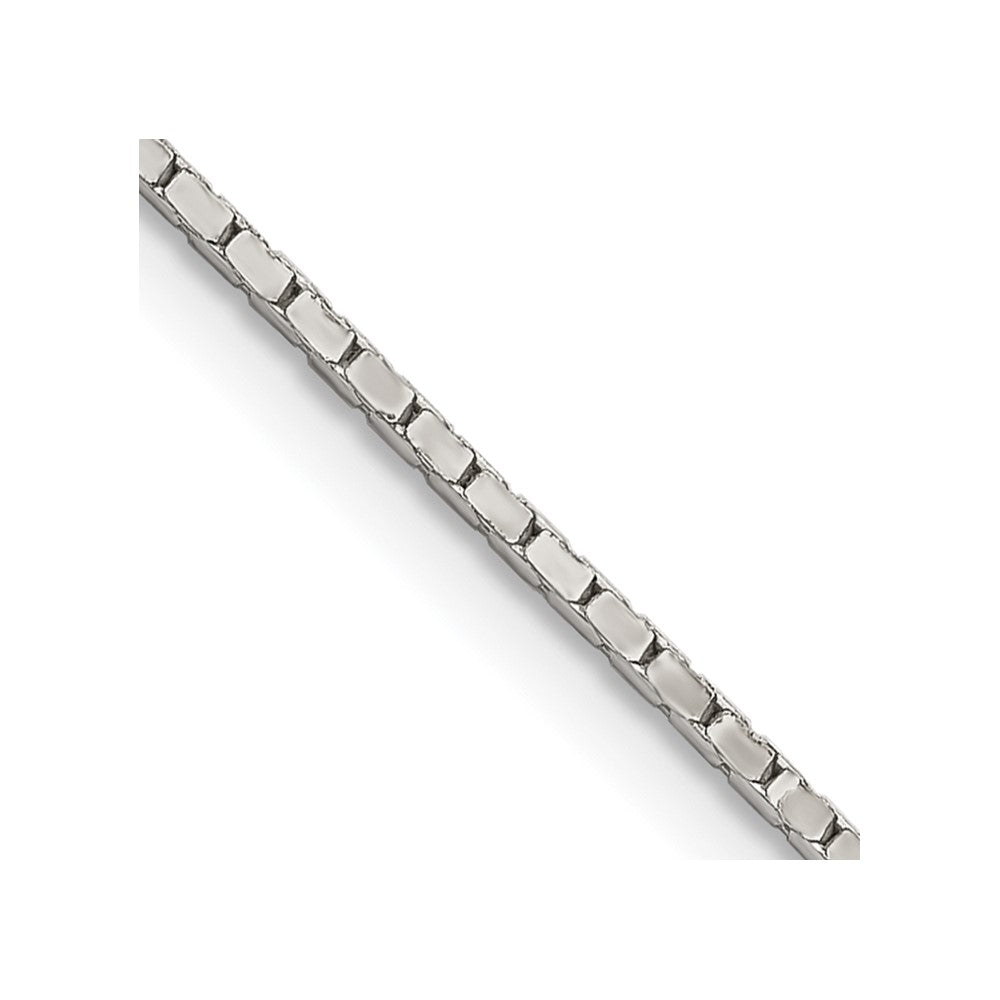 FJC Finejewelers 925 Sterling Silver Mirror Box Chain 30 Inches x 1.25 mm