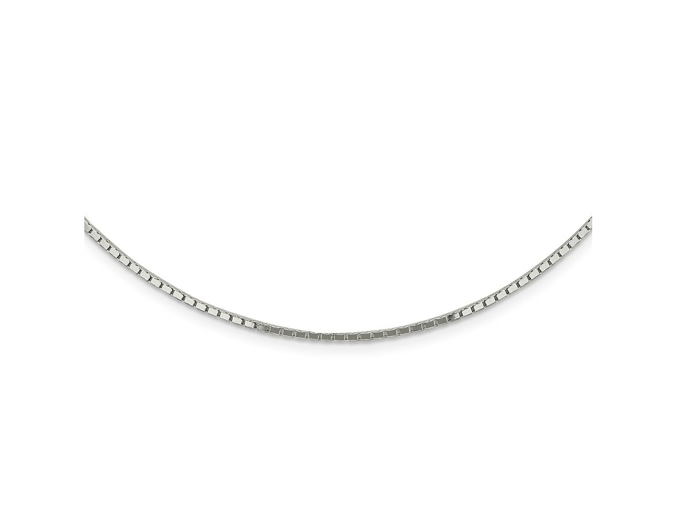 FJC Finejewelers 925 Sterling Silver Mirror Box Chain 18 Inches x 1.5 mm