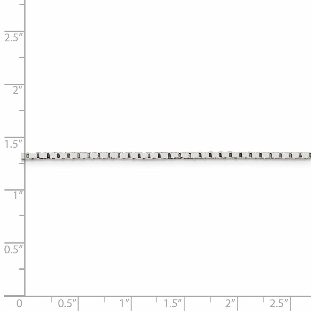 FJC Finejewelers 925 Sterling Silver Mirror Box Chain 30 Inches x 1.5 mm