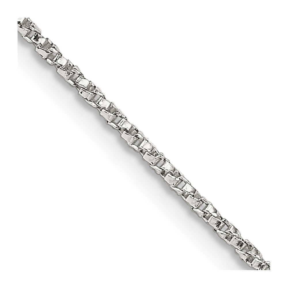 FJC Finejewelers 925 Sterling Silver Twisted Box Chain 28 Inches x 1.25 mm