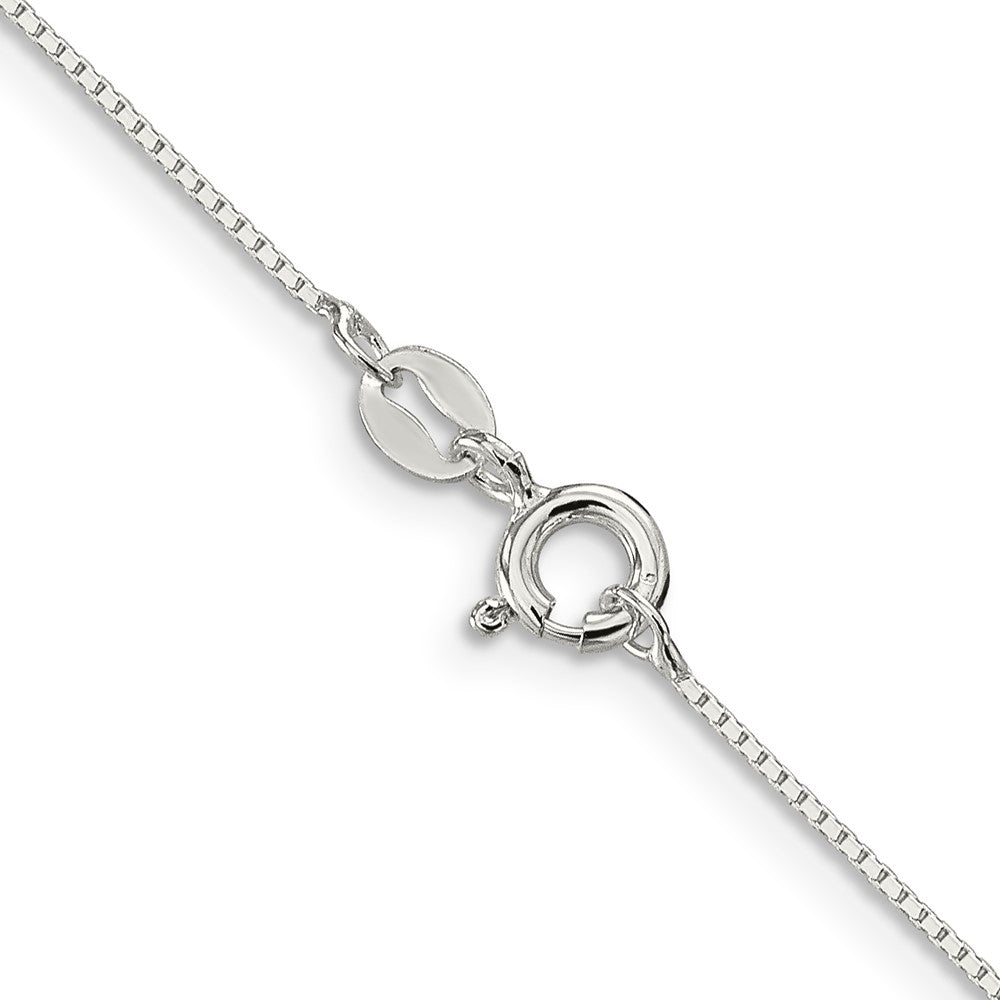 FJC Finejewelers 925 Sterling Silver Bright Cut Mirror Box Chain with 4in ext. 22 Inches x 0.6 mm