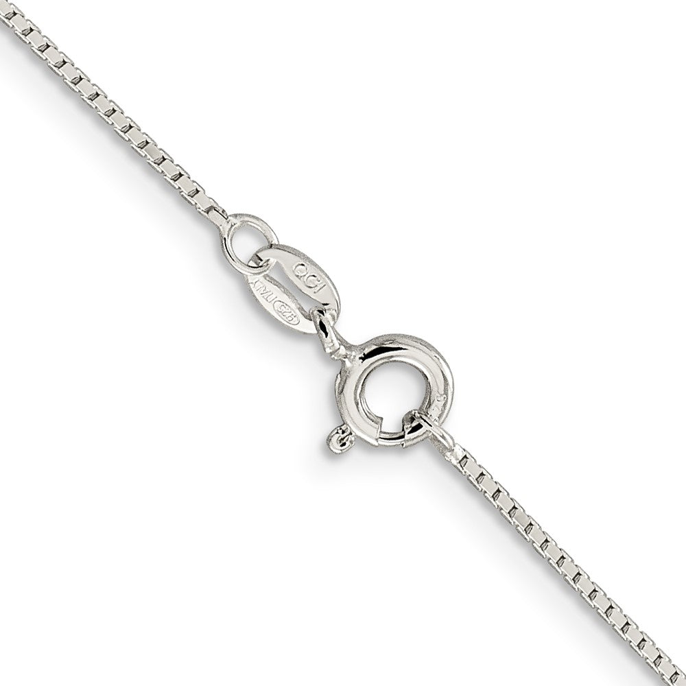 FJC Finejewelers 925 Sterling Silver Bright Cut Mirror Box Chain 20 Inches x 0.7 mm