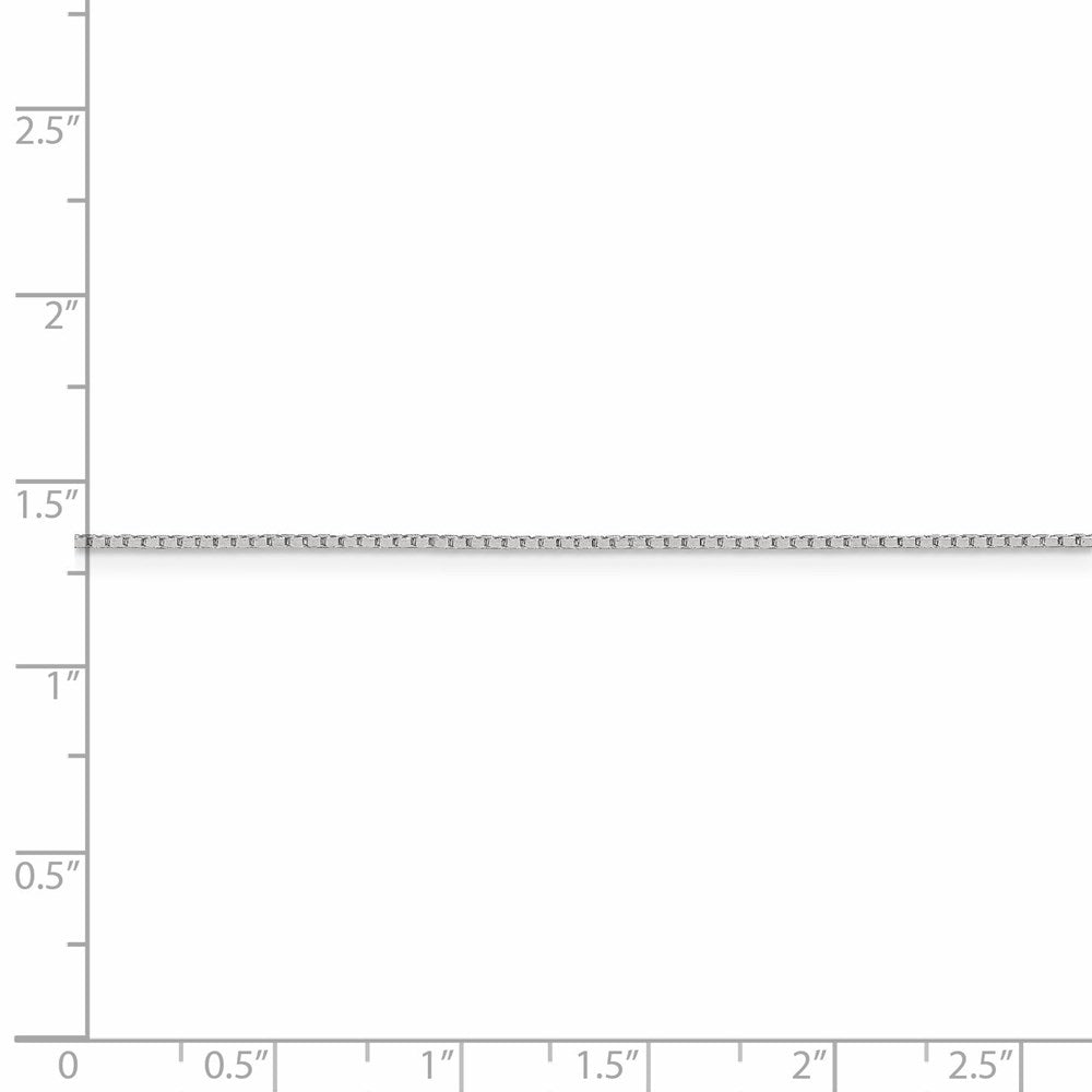 FJC Finejewelers 925 Sterling Silver Bright Cut Mirror Box Chain 30 Inches x 0.7 mm