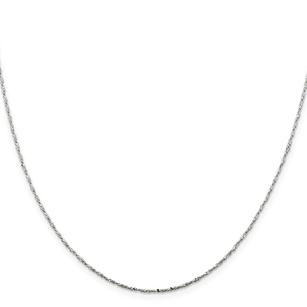 FJC Finejewelers 925 Sterling Silver Link Twisted Serpentine Chain 20 Inches x 1 mm