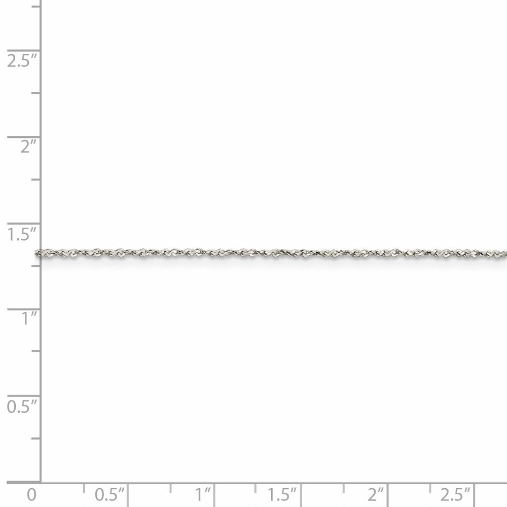 FJC Finejewelers 925 Sterling Silver Link Twisted Serpentine Chain 24 Inches x 1 mm