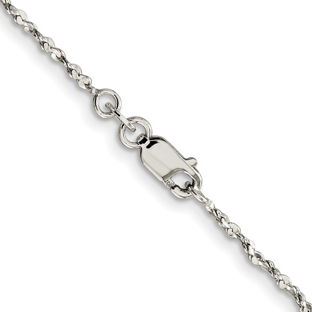 FJC Finejewelers 925 Sterling Silver Link Twisted Serpentine Chain 18 Inches x 1.6 mm
