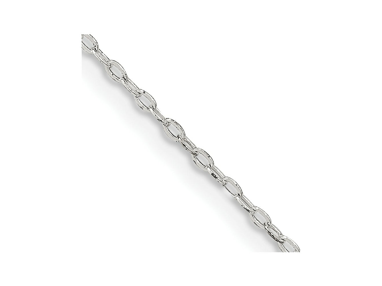 FJC Finejewelers 925 Sterling Silver Flat Oval Cable Chain 20 Inches x 1.4 mm