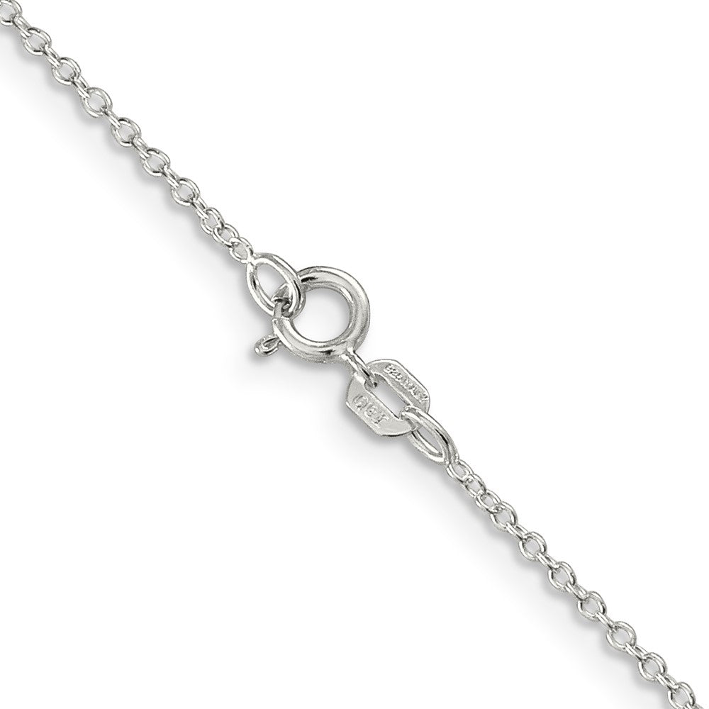 FJC Finejewelers 925 Sterling Silver Forzantina Cable Chain with 4in ext. 22 Inches x 1.1 mm