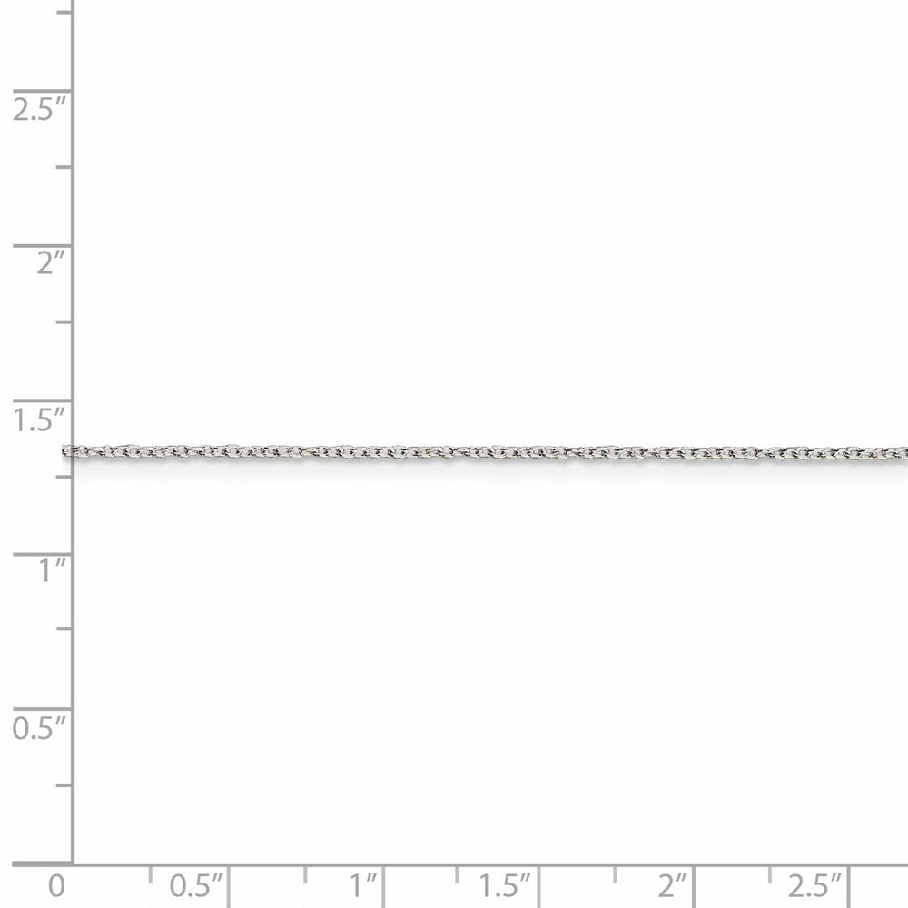FJC Finejewelers 925 Sterling Silver 1.30mm Forzantina Cable Chain 22 Inches x 1.3 mm