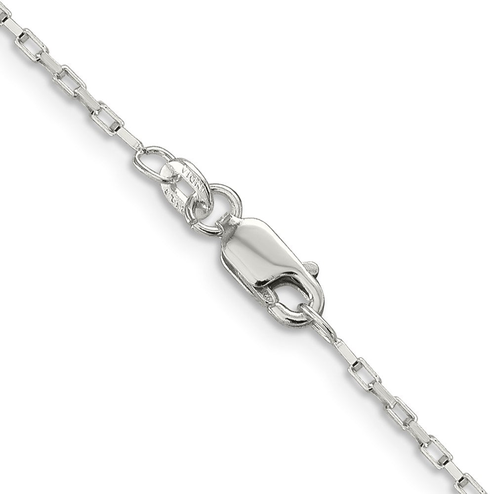 FJC Finejewelers 925 Sterling Silver Elongated Box Chain 24 Inches x 1.3 mm