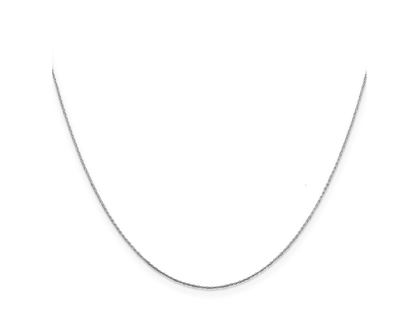 FJC Finejewelers 925 Sterling Silver Oval Box Chain 24 Inches x 0.6 mm
