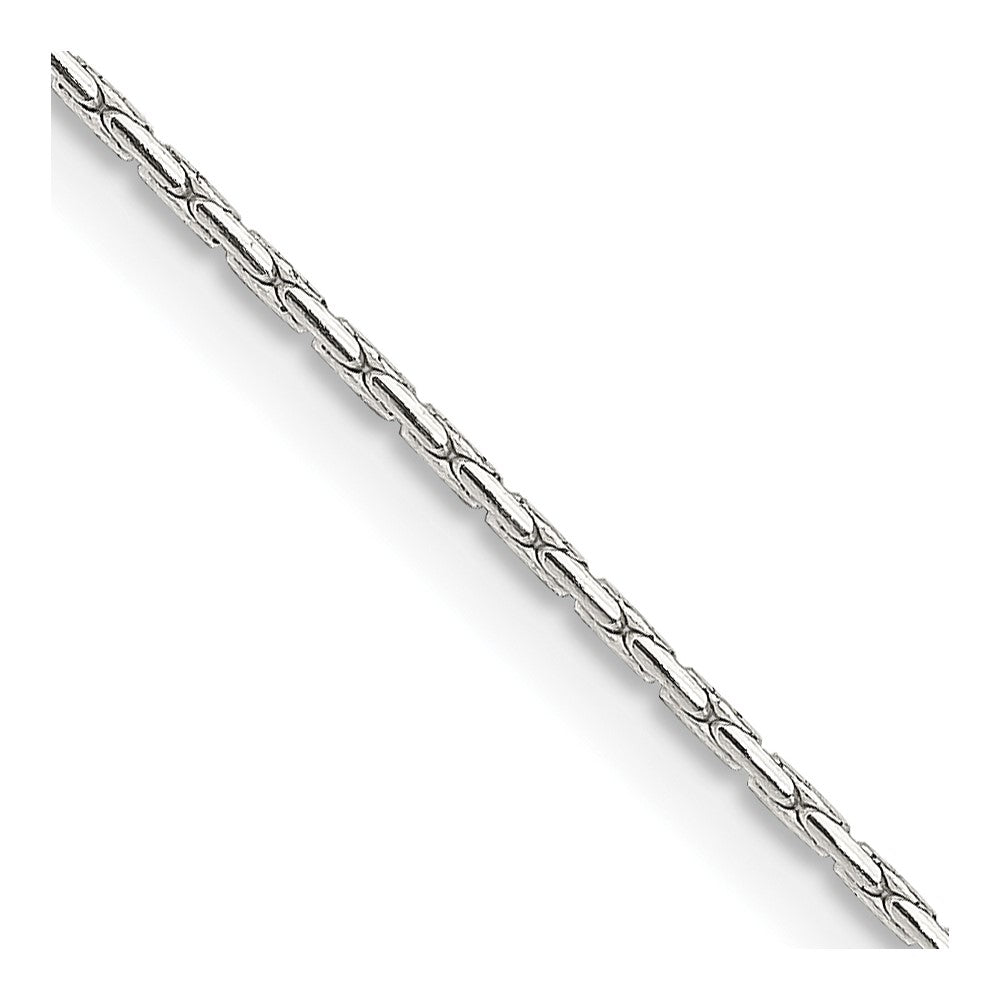 FJC Finejewelers 925 Sterling Silver Oval Box Chain 20 Inches x 1 mm