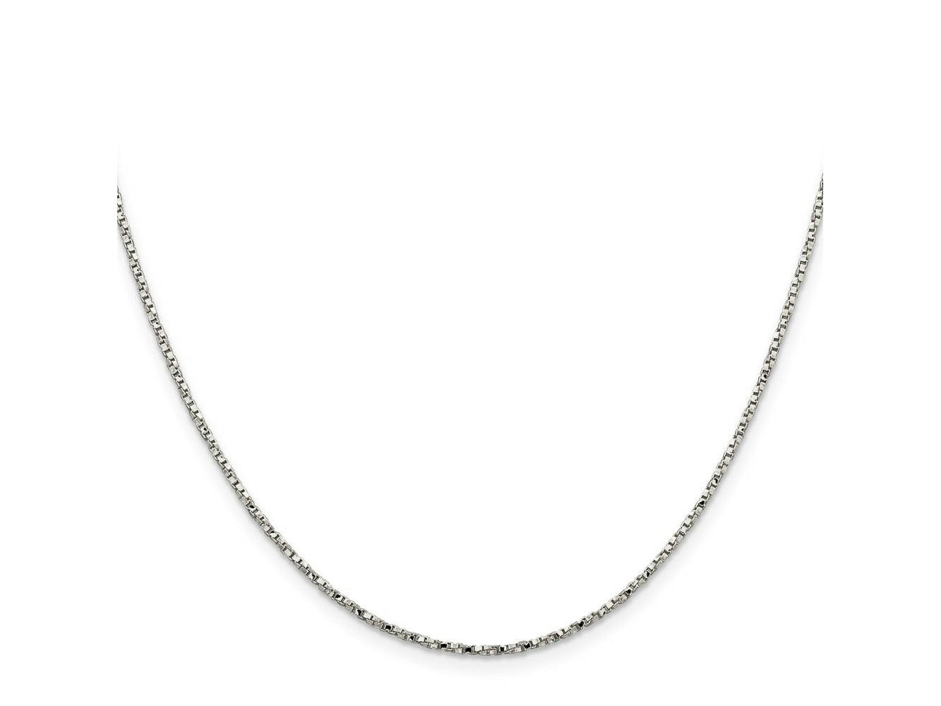 FJC Finejewelers 925 Sterling Silver Twisted Box Chain 22 Inches x 1.35 mm
