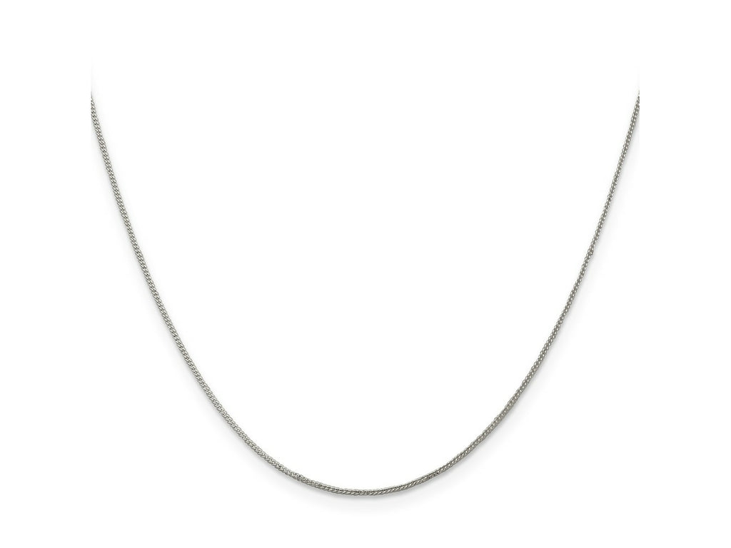 FJC Finejewelers 925 Sterling Silver Curb Chain 18 Inches x 0.8 mm