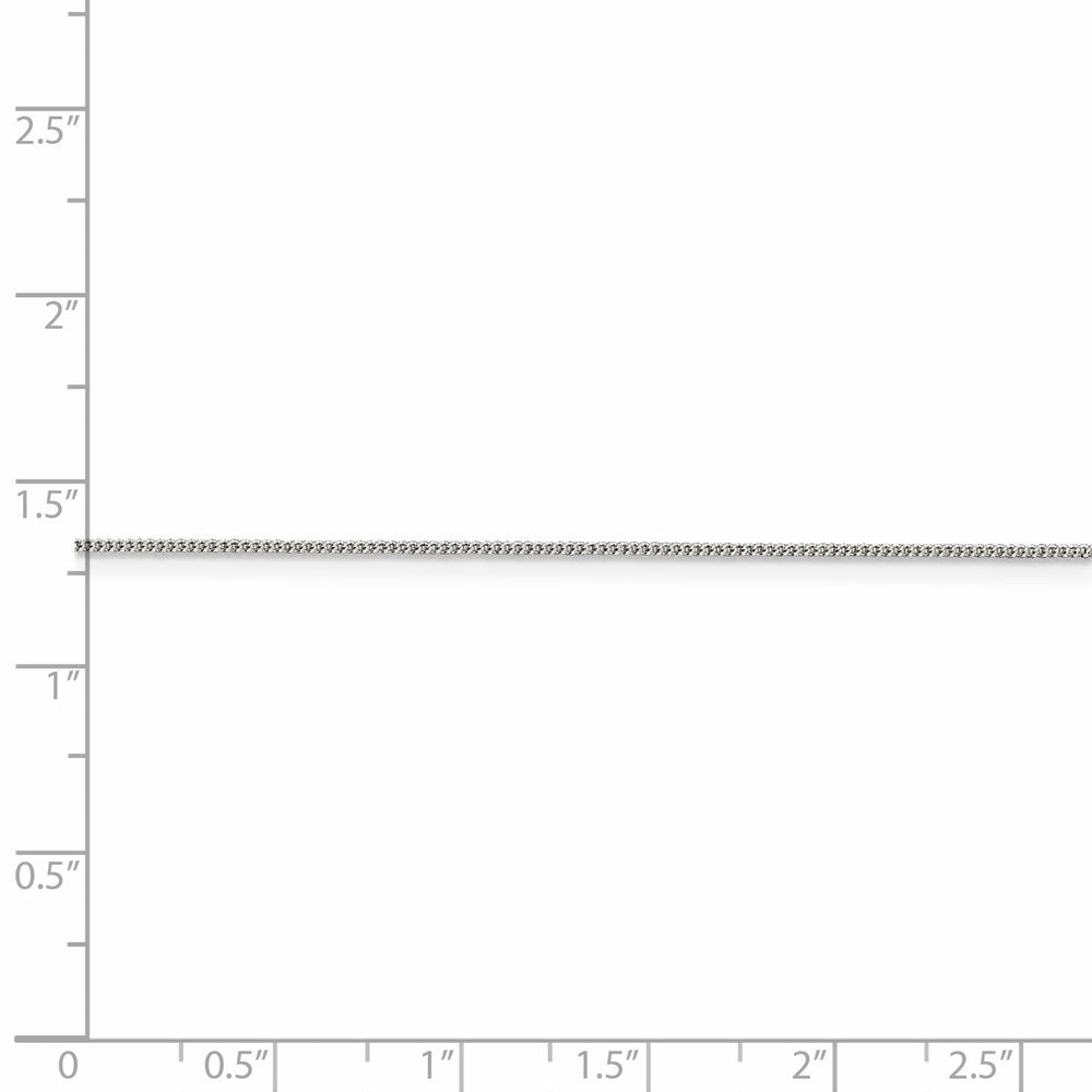 FJC Finejewelers 925 Sterling Silver Curb Chain 24 Inches x 0.8 mm
