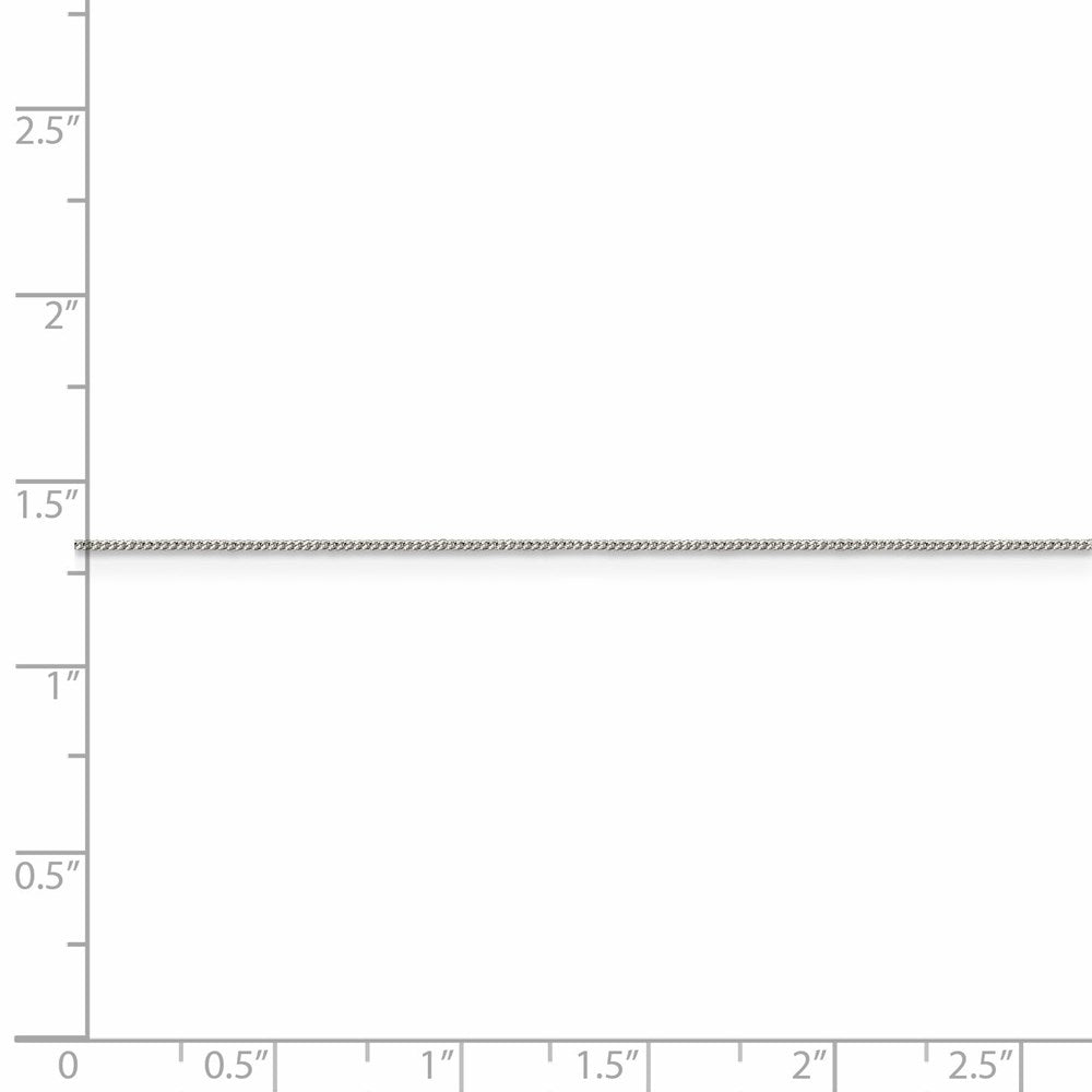 FJC Finejewelers 925 Sterling Silver Curb Chain 14 Inches x 0.5 mm