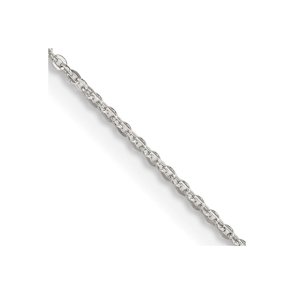 FJC Finejewelers 925 Sterling Silver Flat Cable Chain 24 Inches x 1.15 mm