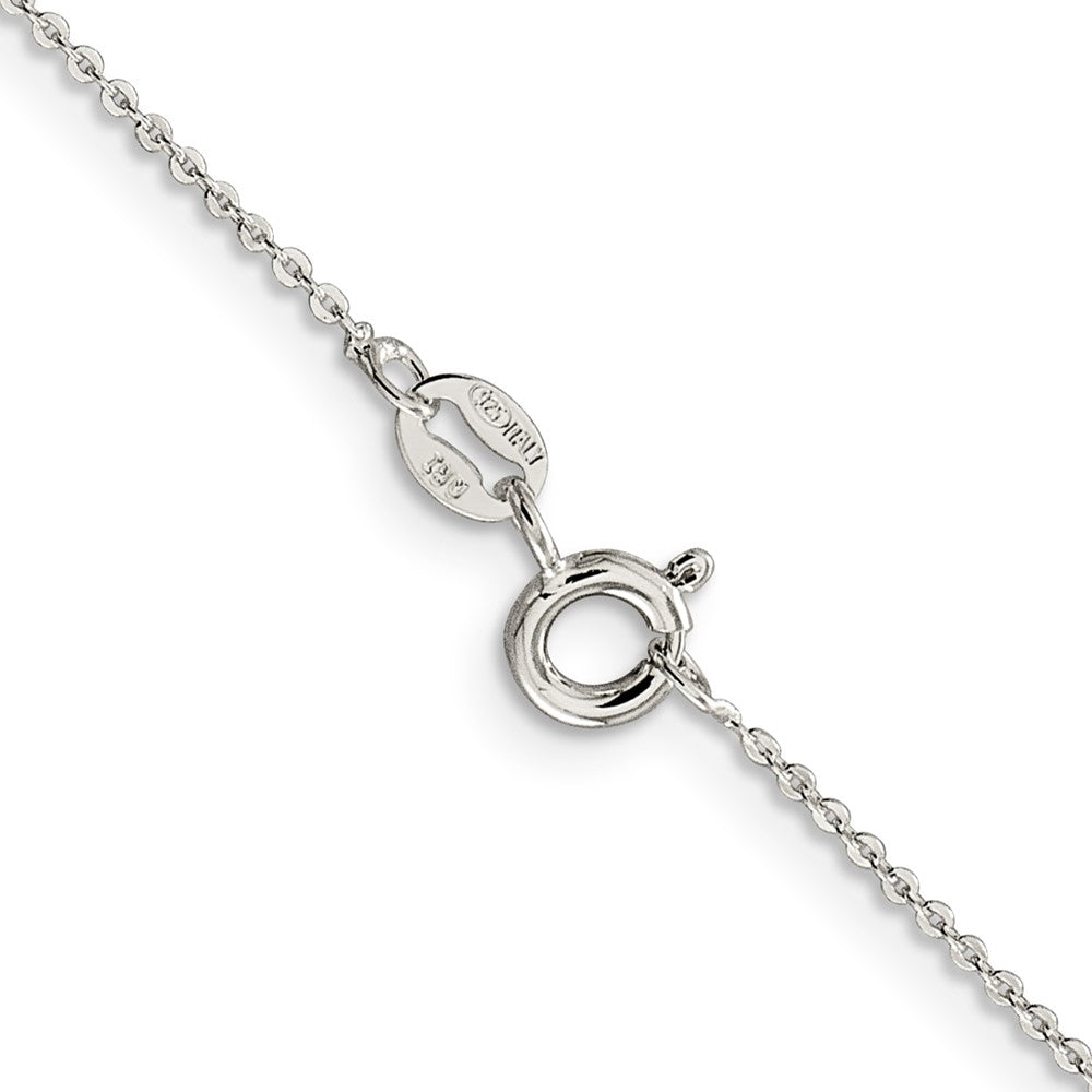 FJC Finejewelers 925 Sterling Silver Flat Cable Chain 30 Inches x 1.15 mm