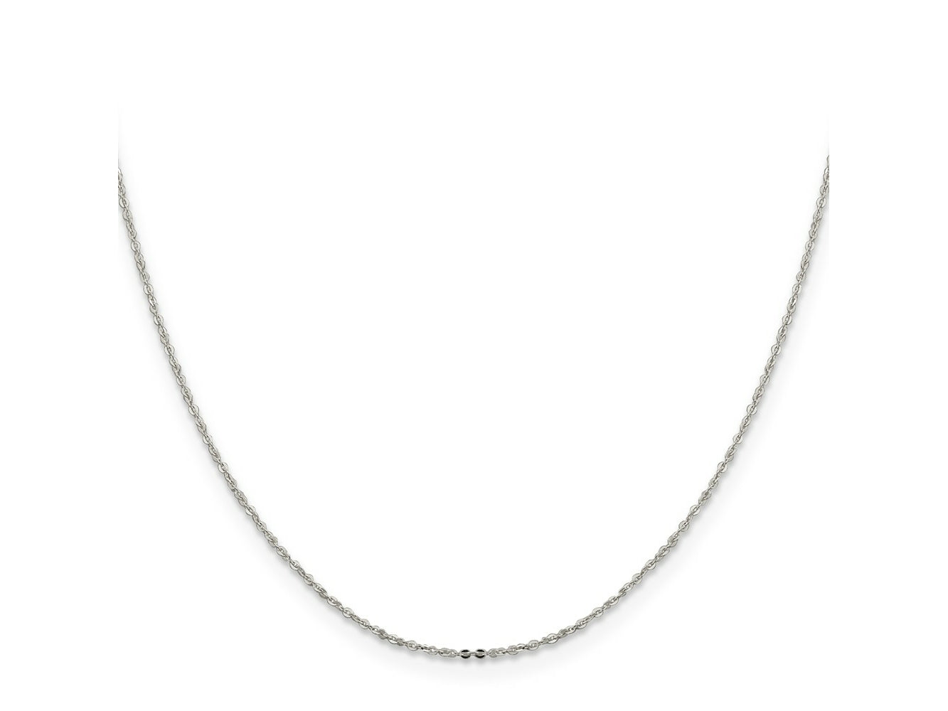 FJC Finejewelers 925 Sterling Silver Flat Cable Chain 30 Inches x 1.15 mm