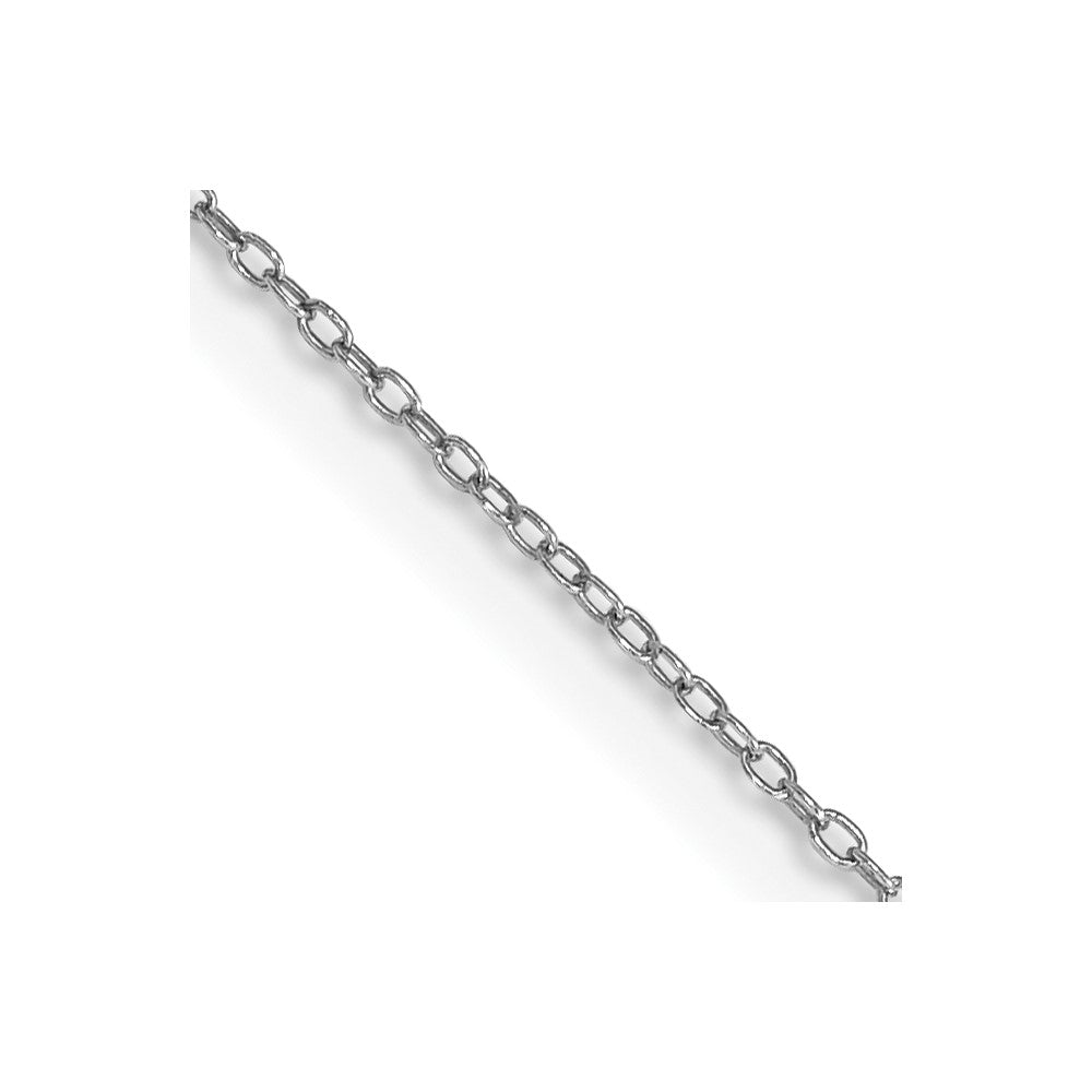 FJC Finejewelers 925 Sterling Silver Rhodium Plated Cable Chain 30 Inches x 1 mm