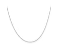 FJC Finejewelers 925 Sterling Silver Rhodium Plated Cable Chain 18 Inches x 1 mm