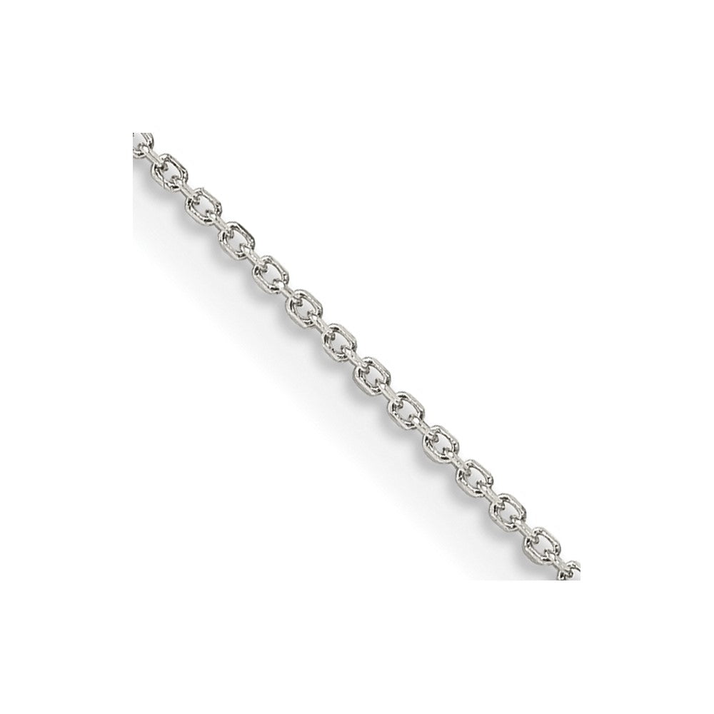 FJC Finejewelers 925 Sterling Silver 8 Sided Bright Cut Cable Chain 22 Inches x 1 mm