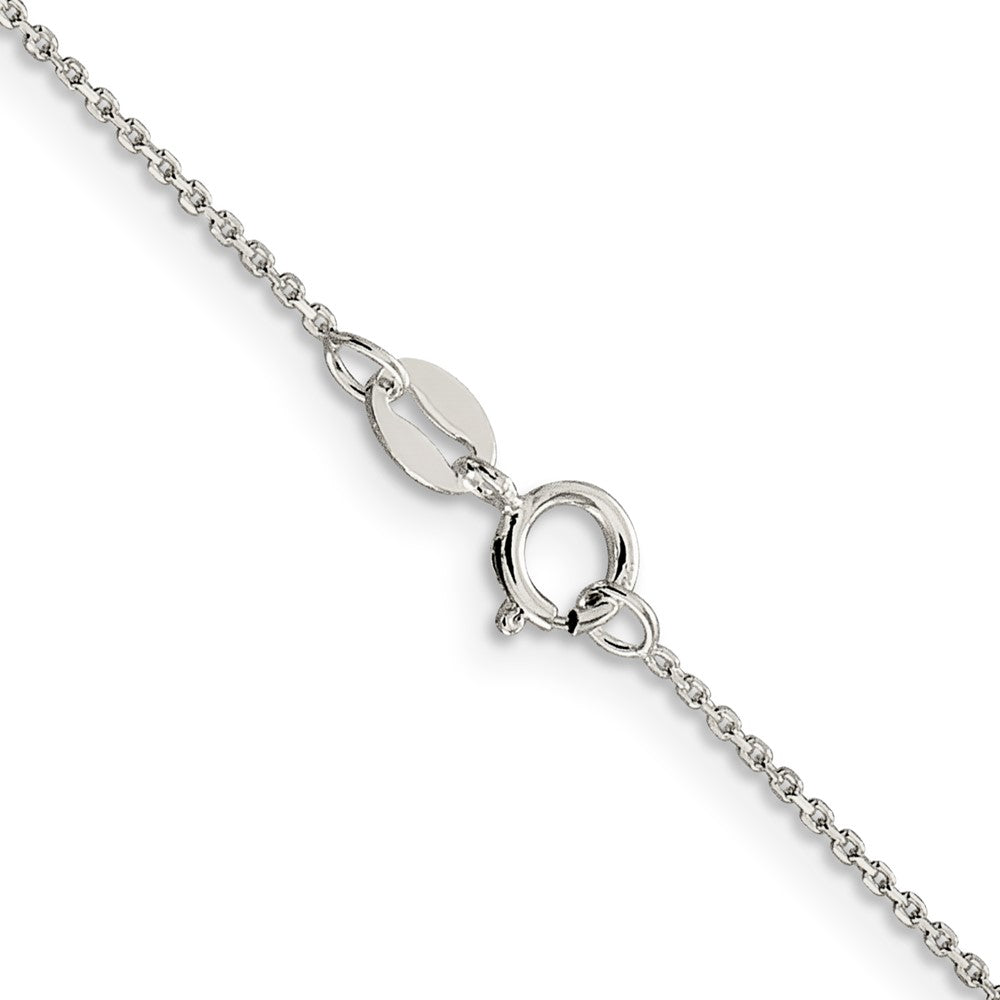 FJC Finejewelers 925 Sterling Silver 8 Sided Bright Cut Cable Chain 30 Inches x 1 mm