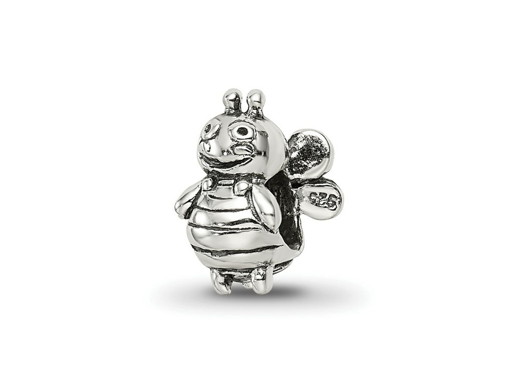 Reflections 925 Sterling Silver Kids Bumblebee Bead 9 x 5 mm
