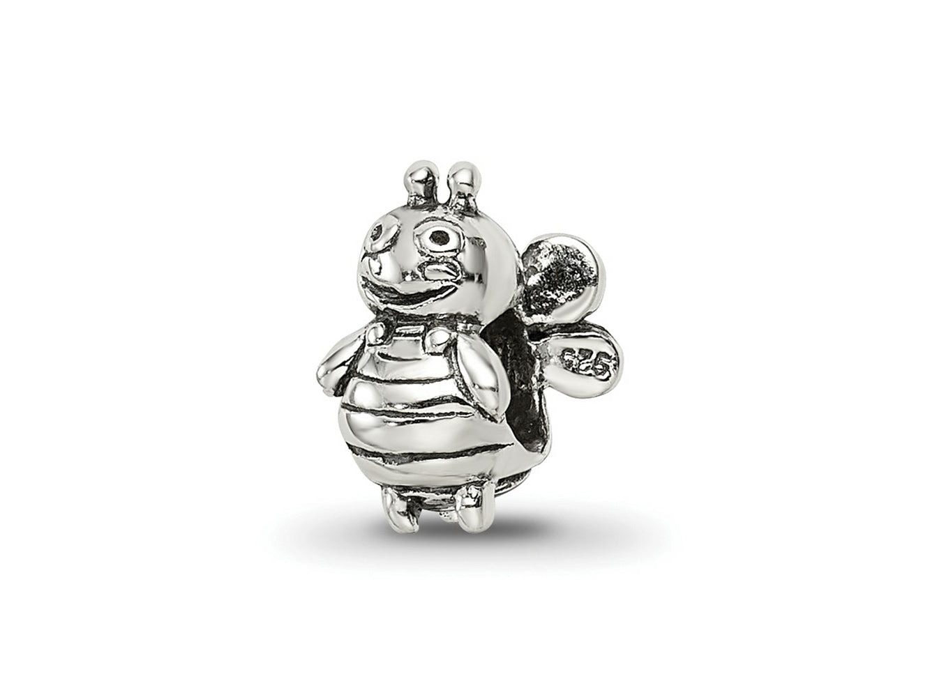 Reflections 925 Sterling Silver Kids Bumblebee Bead 9 x 5 mm
