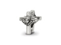 Reflections 925 Sterling Silver Kids Angel Cross Bead 7 x 6 mm.