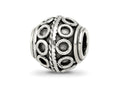 Reflections 925 Sterling Silver Hand Made Decorative Bali Bead 10 x 10 mm.