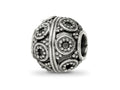 Reflections 925 Sterling Silver Hand Made Decorative Bali Bead 10 x 10 mm.