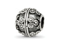Reflections 925 Sterling Silver Hand Made Decorative Bali Bead 10 x 10 mm.