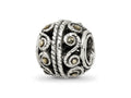 Reflections 925 Sterling Silver Marcasite Bali Bead 10 x 9 mm.
