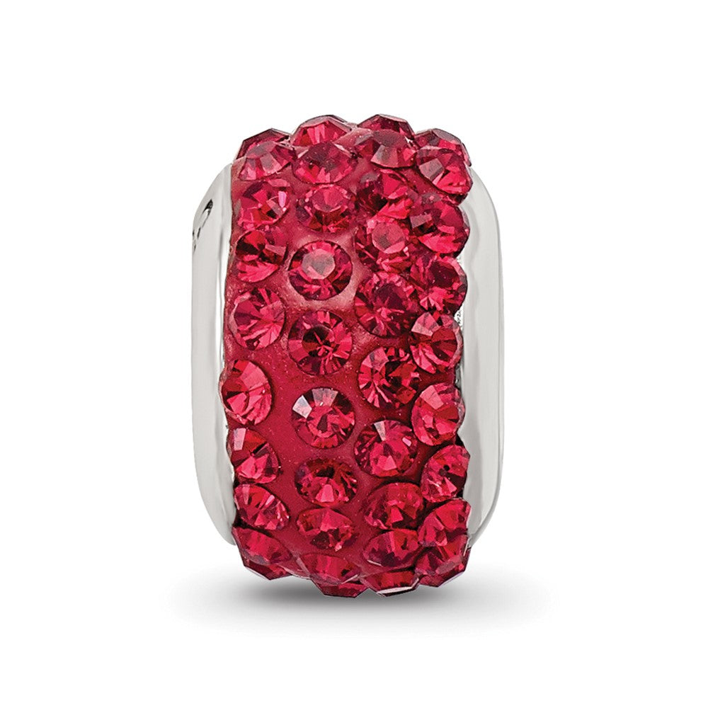 Reflections 925 Sterling Silver Scarlet Full Preciosa Crystal Bead 12 x 8 mm