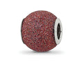 Reflections 925 Sterling Silver Purple Laser Cut Bead 10 x 10 mm