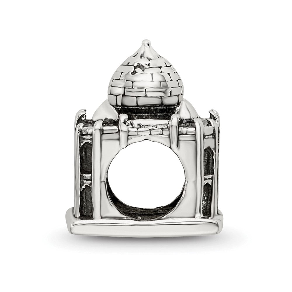 Reflections 925 Sterling Silver Taj Mahal Bead 9 x 9 mm