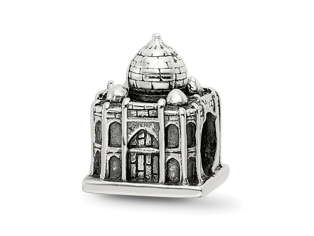 Reflections 925 Sterling Silver Taj Mahal Bead 9 x 9 mm