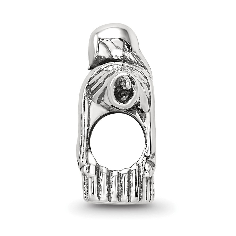 Reflections 925 Sterling Silver Christ the Redeemer Bead 13 x 14 mm