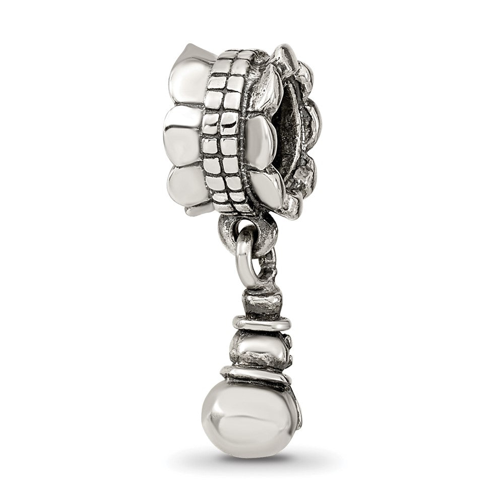 Reflections 925 Sterling Silver Snowman Dangle Bead 17 x 5 mm