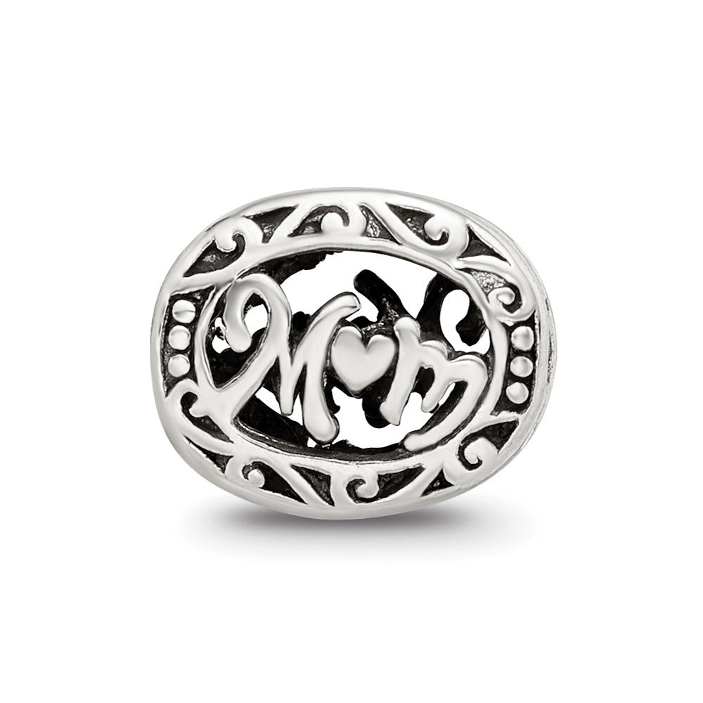 Reflections 925 Sterling Silver Mom Bead 7 x 9 mm