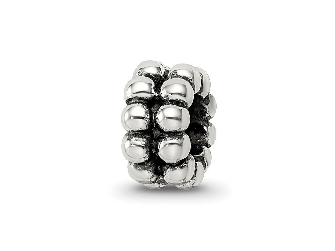 Reflections 925 Sterling Silver Bali Bead 8 x 4 mm