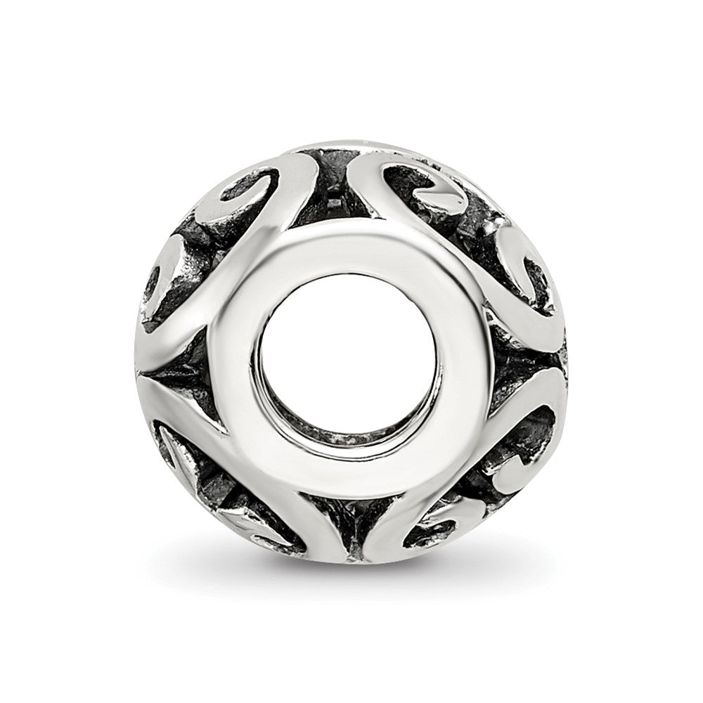 Reflections 925 Sterling Silver Bali Bead 10 x 8 mm