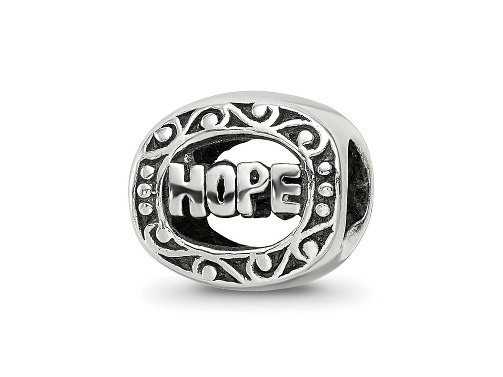 Reflections 925 Sterling Silver Hope Bead 8 x 10 mm