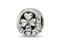 Reflections 925 Sterling Silver Three Leaf Clover Bead 10 x 9 mm