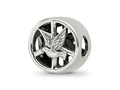 Reflections 925 Sterling Silver Dove and Peace Sign Bead 10 x 10 mm
