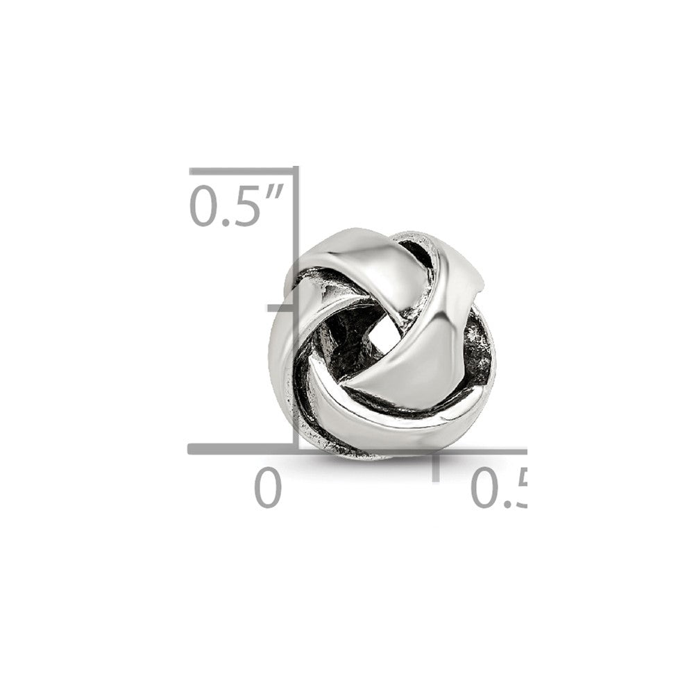 Reflections 925 Sterling Silver Love Knot Bali Bead 10 x 9 mm