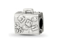 Reflections 925 Sterling Silver Suitcase Bead 10 x 10 mm