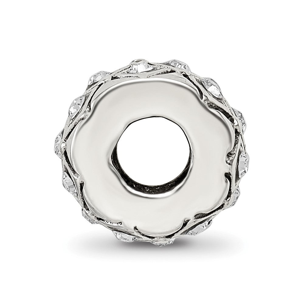 Reflections 925 Sterling Silver April Preciosa Crystal Bead 10 x 8 mm